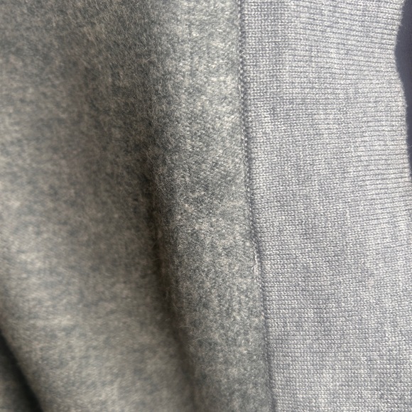 Chico’s 2 Women’s Large Sweater Gray Hook Closure 3/4 Sleeve Knit Cardigan - Picture 2 of 9